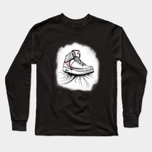 AJ 2 - white Cloud Long Sleeve T-Shirt